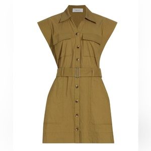 ALC belted cargo mini dress